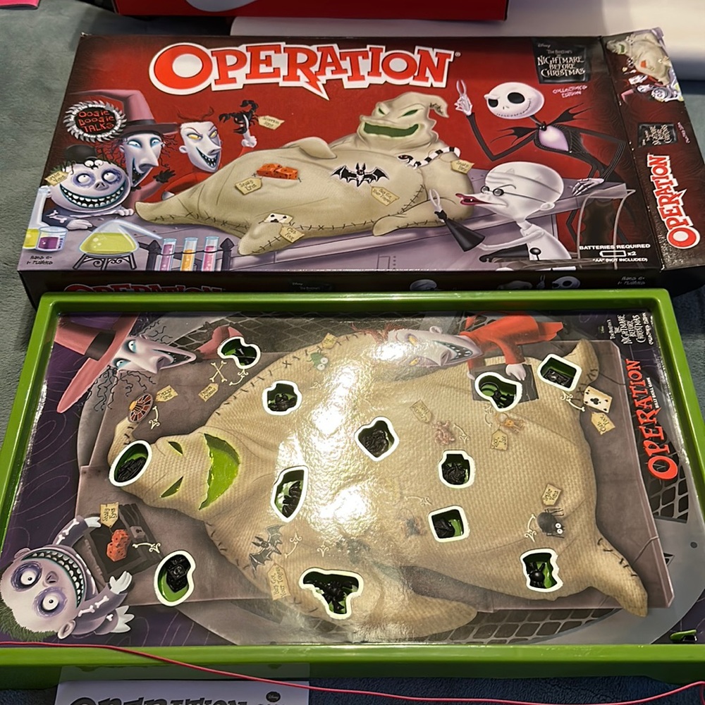 Nightmare before Christmas operation game all parts and pieces intact item works
